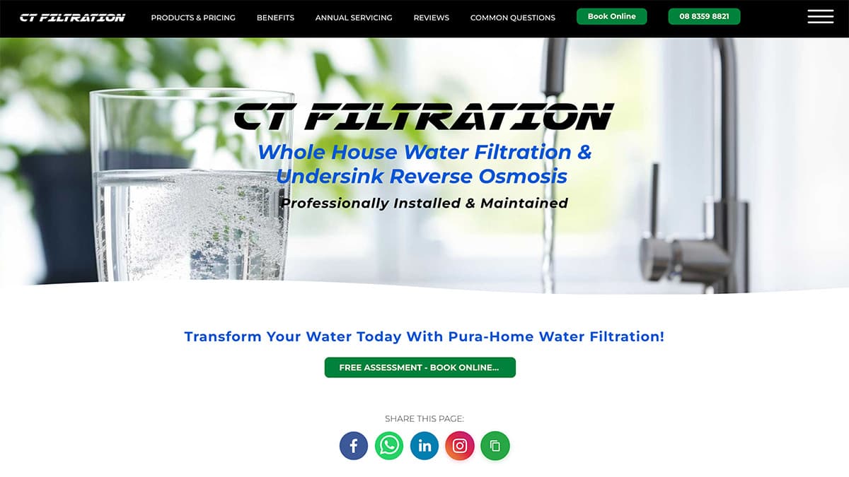 Explaining whole-house water filtration to first-time buyers